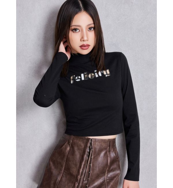 GYDA「Felicity MIX material patchトップス」|Tシャツ・カットソー|