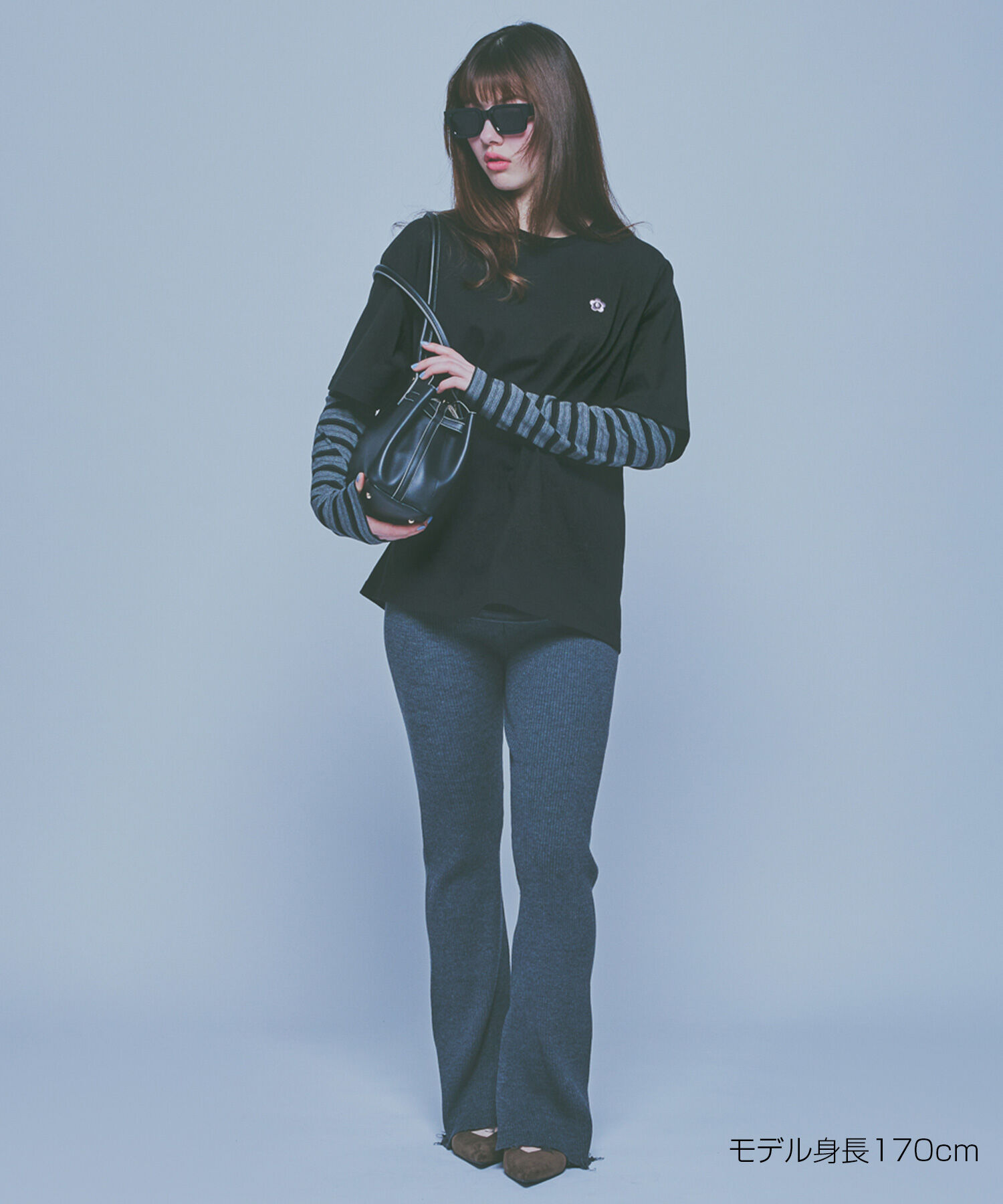 MARY QUANT「バックハート Tシャツ」|Tシャツ・カットソー|