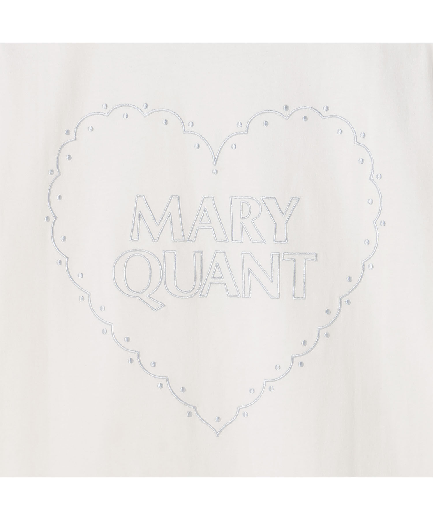 MARY QUANT「バックハート Tシャツ」|Tシャツ・カットソー|