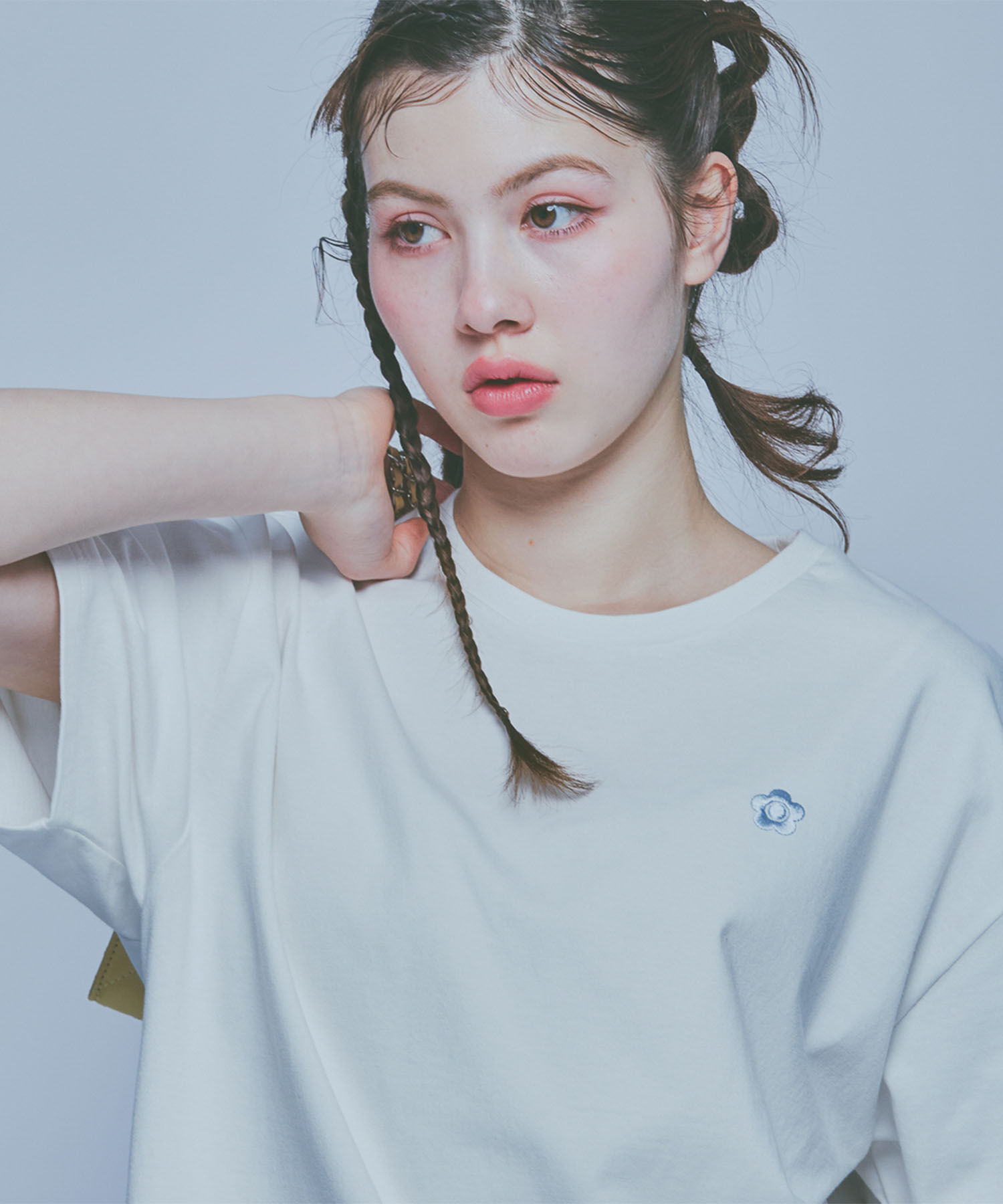 MARY QUANT「バックハート Tシャツ」|Tシャツ・カットソー|