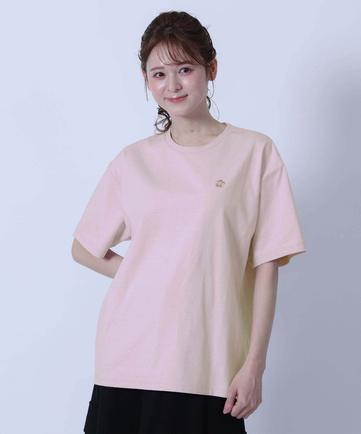 MARY QUANT「バックハート Tシャツ」|Tシャツ・カットソー|