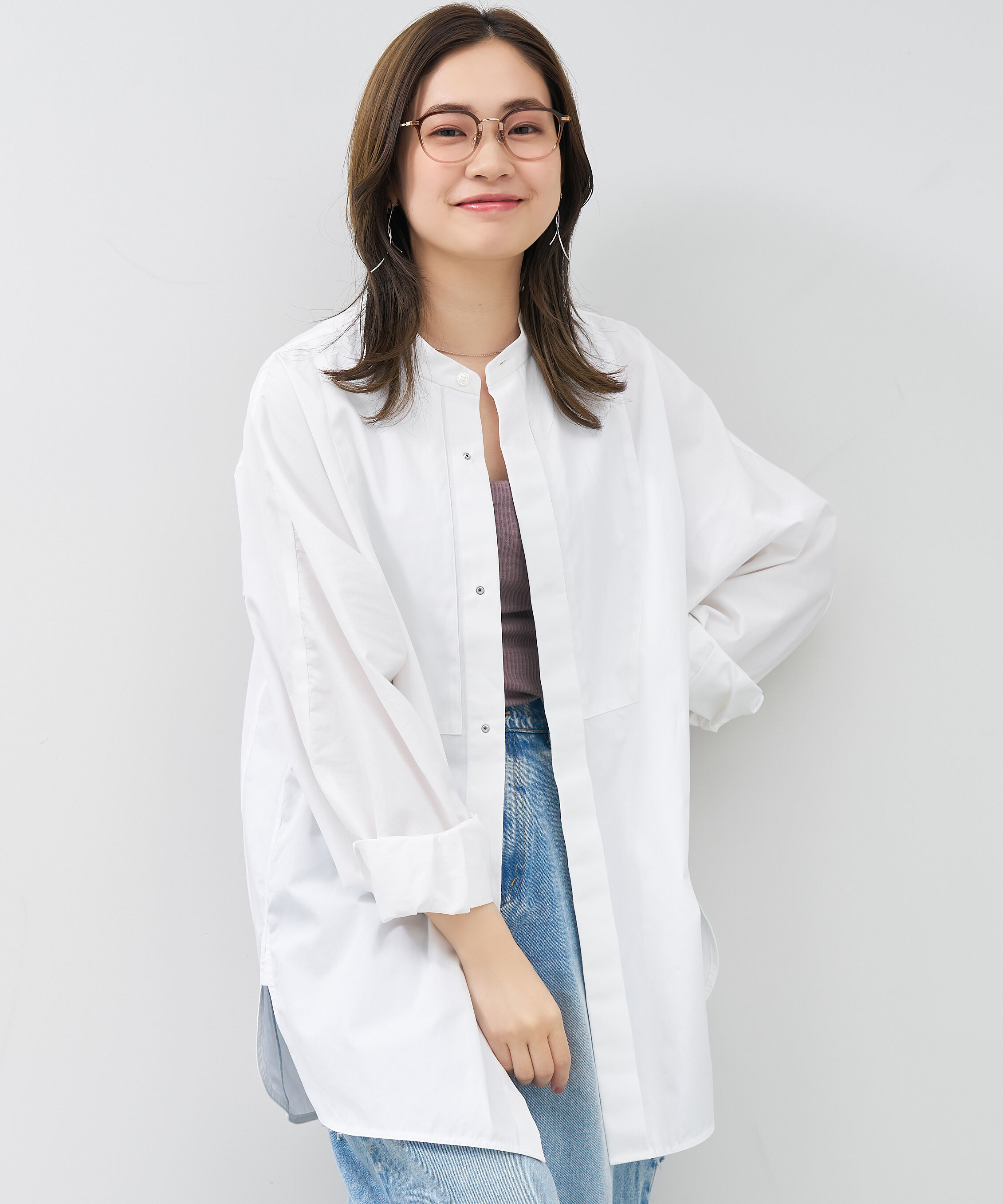  「ウェリントン型 大人可愛いメガネ トレンド感&times;きちんと感のあるデザイン｜黒縁 クリア レンズ交換券付き」|メガネ|