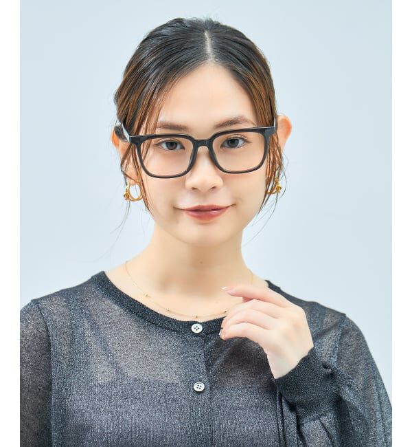  「ウェリントン型 メガネ | 伊達メガネ 度付きメガネユニセックス  Zoff｜FASHION  レンズ交換券付」|メガネ|ブラウン1