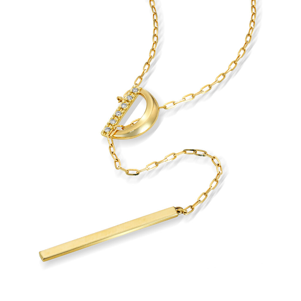 STAR JEWELRY「HALF MOON」|ネックレス|