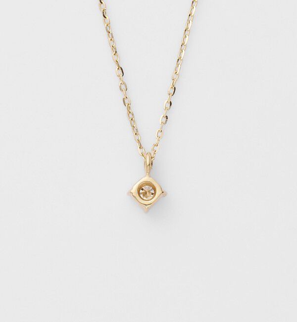 agete「K10ダイヤモンドネックレス（0.07ct）」|ネックレス|