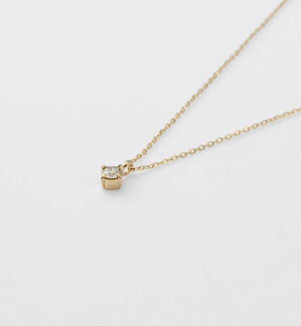 agete「K10ダイヤモンドネックレス（0.07ct）」|ネックレス|