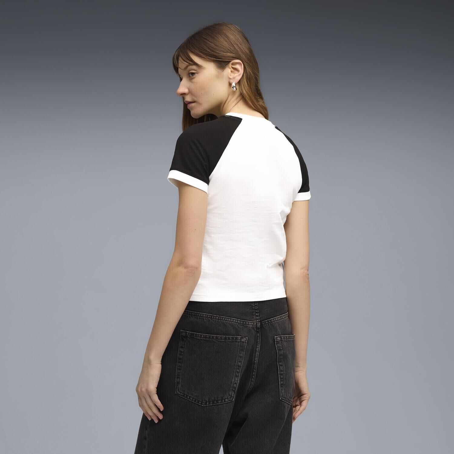 PUMA「【PUMA ｳｪｱ】W F.P.ARCHIVE SLIM RINGER TEE」|Tシャツ・カットソー|