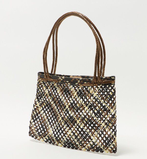 ODETTE E ODILE「＜Diminutivo＞ スカシアミメッシュ L」|かごバッグ|