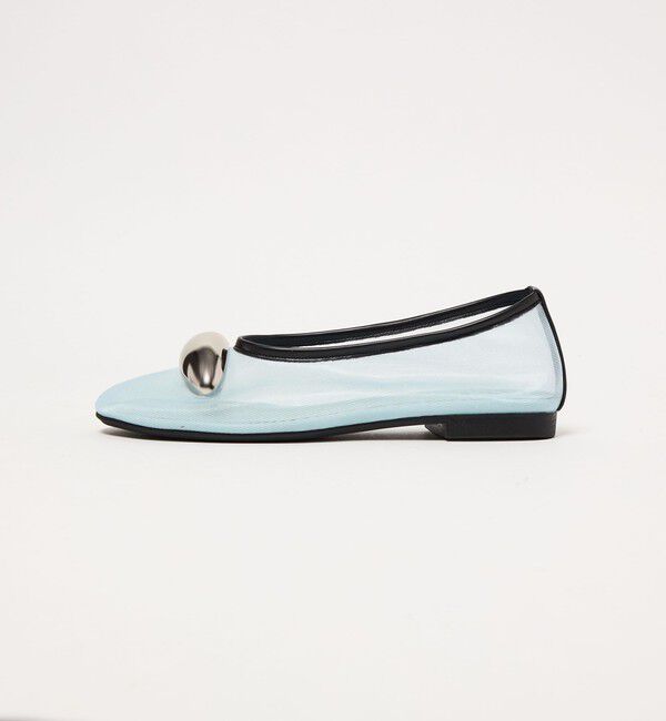 ODETTE E ODILE「＜SY＞ビッグメタルシースルー フラット15&uarr;」|バレエシューズ|