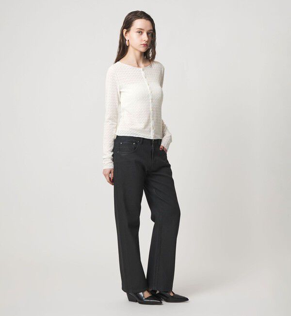 ASTRAET「＜ASTRAET＞レース カットソーカーディガン」|カーディガン|
