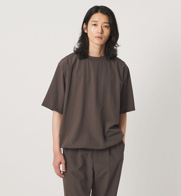 UNITED ARROWS「DotAir ドットエア ヘムコード クルーネック Tシャツ 吸水速乾 タテストレッチ」|Tシャツ・カットソー|
