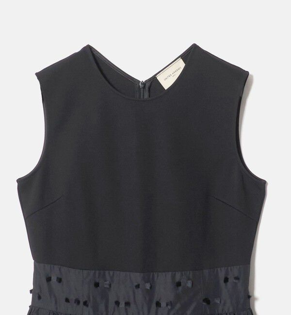 UNITED ARROWS「ドットリボン カットジャガード ワンピース ‐ウォッシャブル‐」|ワンピース|