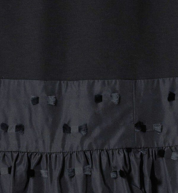 UNITED ARROWS「ドットリボン カットジャガード ワンピース ‐ウォッシャブル‐」|ワンピース|