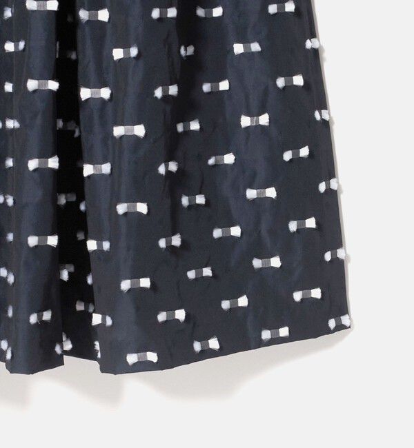 UNITED ARROWS「ドットリボン カットジャガード ワンピース ‐ウォッシャブル‐」|ワンピース|