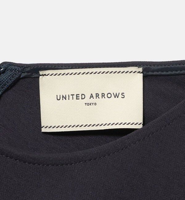 UNITED ARROWS「ドットリボン カットジャガード ワンピース ‐ウォッシャブル‐」|ワンピース|