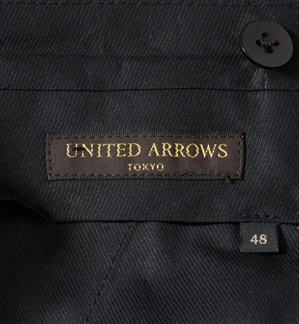 UNITED ARROWS「ギャバジン フレア ノープリーツ スラックス ヨコストレッチ」|スーツ|