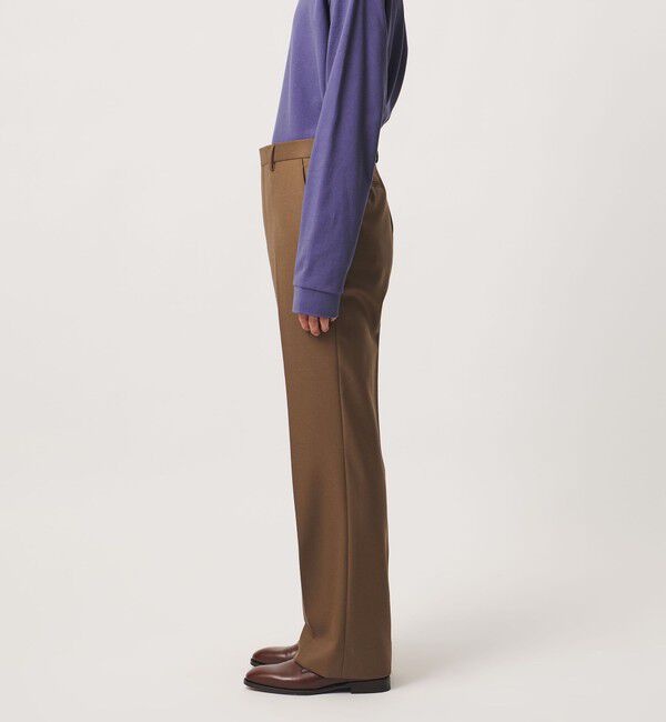 UNITED ARROWS「ギャバジン フレア ノープリーツ スラックス ヨコストレッチ」|スーツ|