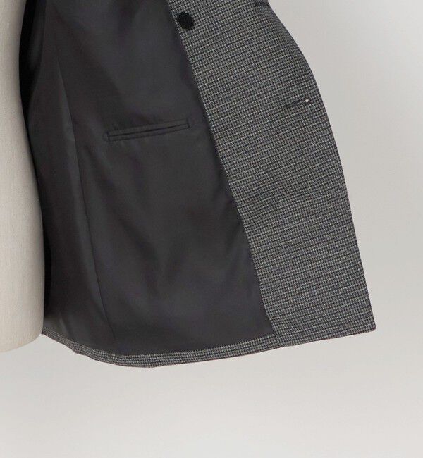 UNITED ARROWS「ハウンドトゥース ダブル 6ボタン テーラードジャケット ヨコストレッチ」|スーツ|