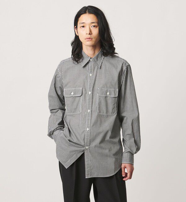 UNITED ARROWS「＜District＞ダブルポケット レギュラーカラー シャツ」|シャツ・ブラウス|