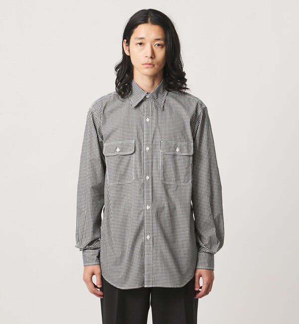 UNITED ARROWS「＜District＞ダブルポケット レギュラーカラー シャツ」|シャツ・ブラウス|