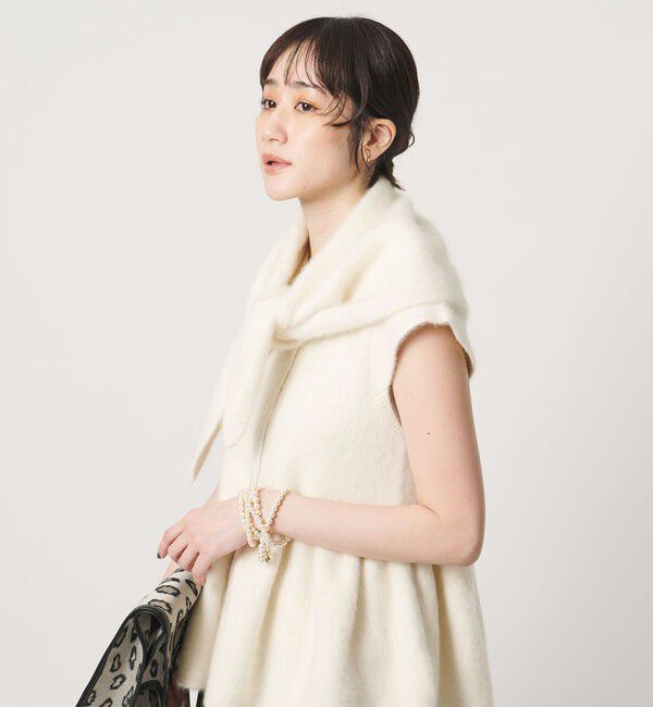 UNITED ARROWS「フォックスカシミヤ トライアングル ストール」|ストール|