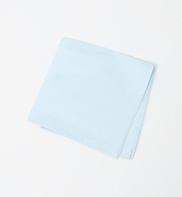 UNITED ARROWS green label relaxing「GLR シルク ソリッド ポケットチーフ」|その他|LT.BLUE