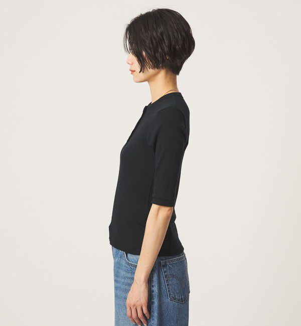 UNITED ARROWS green label relaxing「＜Robert P. Miller＞ヘンリーネック 5分袖 プルオーバー カットソー」|Tシャツ・カットソー|