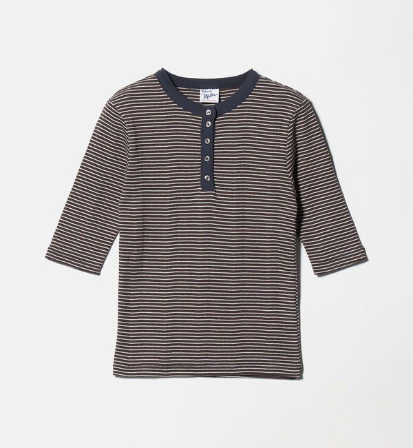 UNITED ARROWS green label relaxing「＜Robert P. Miller＞ヘンリーネック 5分袖 プルオーバー カットソー」|Tシャツ・カットソー|