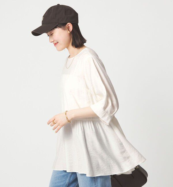UNITED ARROWS green label relaxing「エアリー ボリューム ブラウス」|シャツ・ブラウス|