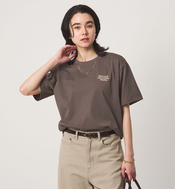 UNITED ARROWS green label relaxing「【別注】＜Marmot＞ショートスリーブ ロゴ Tシャツ」|Tシャツ・カットソー|