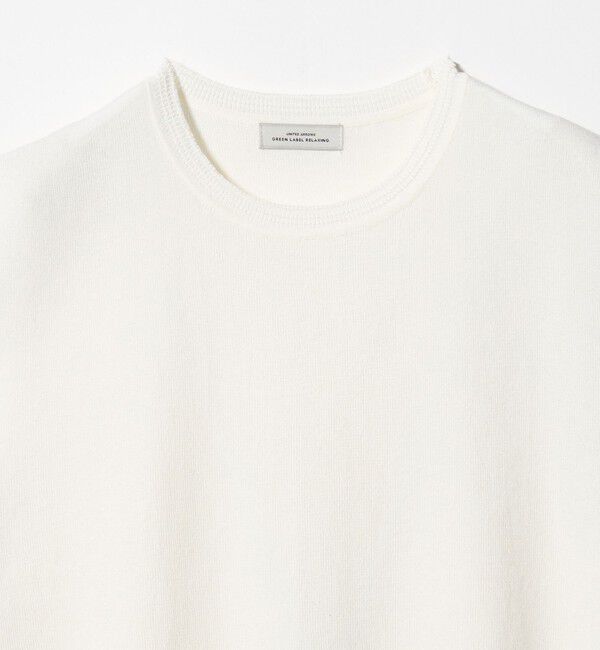 UNITED ARROWS green label relaxing「ブライトシアー ノースリーブ ニット」|ニット・セーター|
