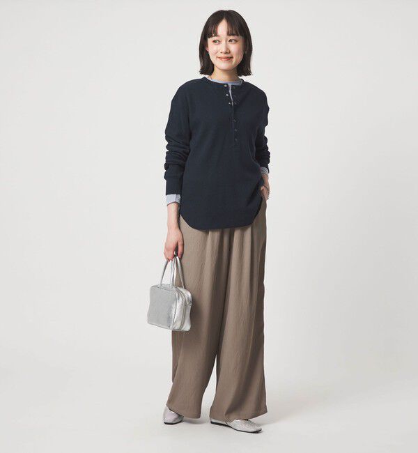UNITED ARROWS green label relaxing「【WEB限定】＜at ease＞ドロスト ワイド パンツ」|その他|