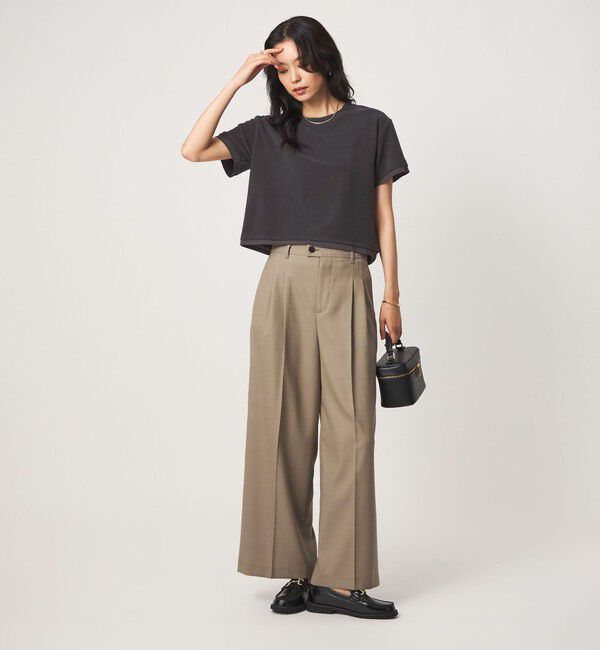 UNITED ARROWS green label relaxing「パイル カサネ ショートスリーブ Tシャツ」|Tシャツ・カットソー|