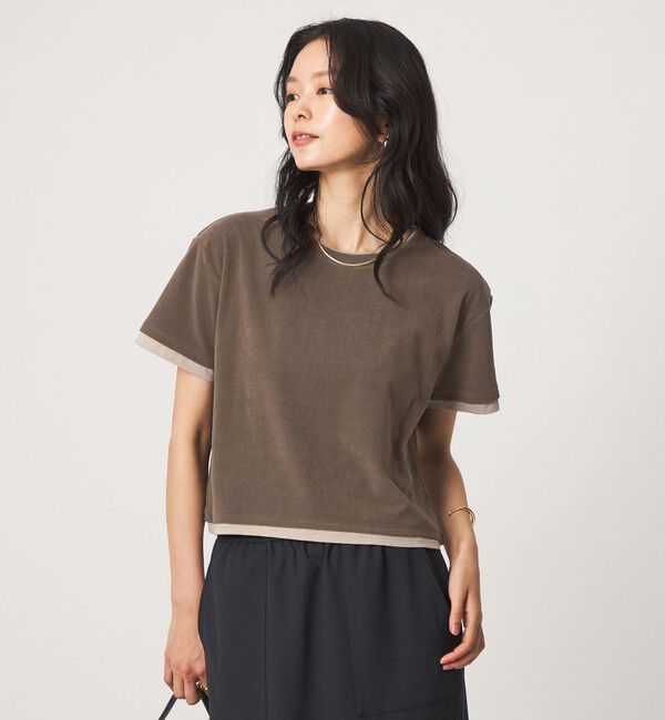UNITED ARROWS green label relaxing「パイル カサネ ショートスリーブ Tシャツ」|Tシャツ・カットソー|MOCA