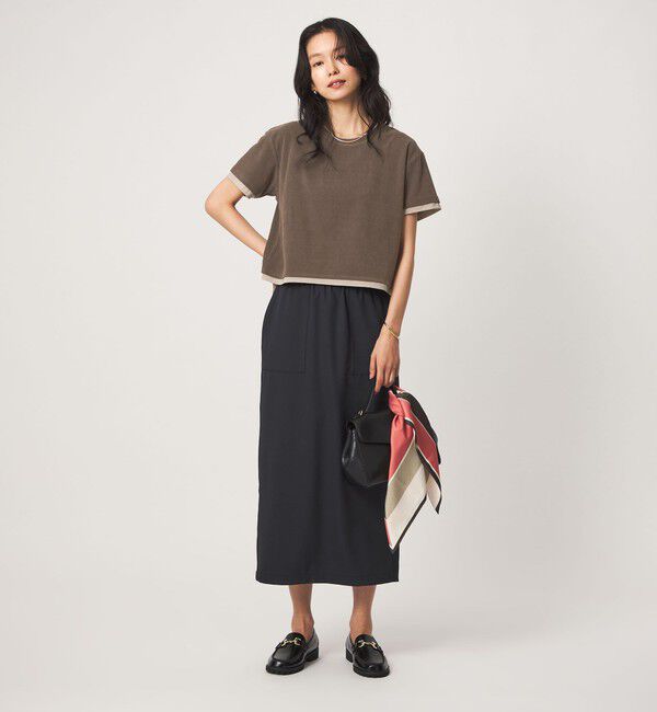 UNITED ARROWS green label relaxing「パイル カサネ ショートスリーブ Tシャツ」|Tシャツ・カットソー|
