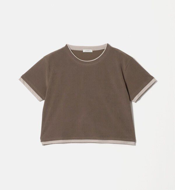 UNITED ARROWS green label relaxing「パイル カサネ ショートスリーブ Tシャツ」|Tシャツ・カットソー|