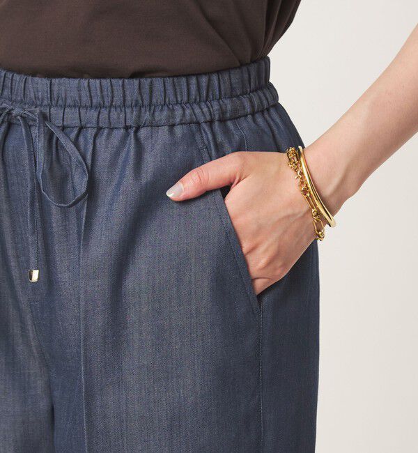 UNITED ARROWS green label relaxing「［size SHORT/TALLあり］ライト デニム ニーハイフレア パンツ 2」|その他|