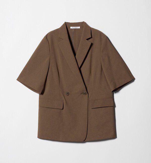 BEAUTY&YOUTH UNITED ARROWS「ハーフスリーブ ジャケット 吸水速乾 防シワ ウォッシャブル」|テーラードジャケット|