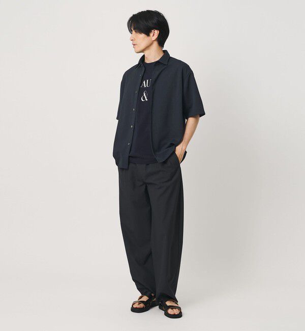 BEAUTY&YOUTH UNITED ARROWS「ドライ スムース ジャージー ショートスリーブシャツ 吸水速乾」|シャツ・ブラウス|