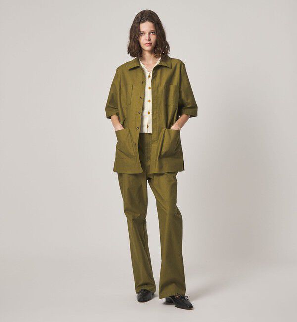 STEVEN ALAN「＜Steven Alan＞コットン サファリ シャツ」|シャツ・ブラウス|