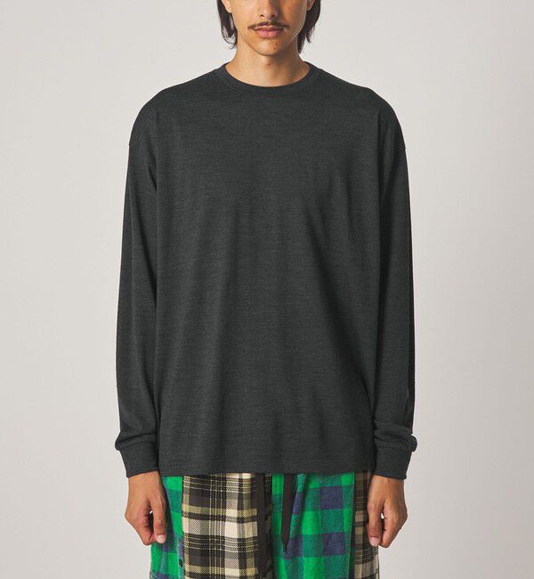 STEVEN ALAN「＜Steven Alan＞ メリノウール クルーネック Tシャツ」|Tシャツ・カットソー|