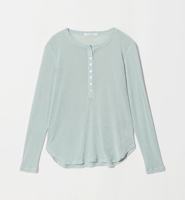 BEAUTY&YOUTH UNITED ARROWS「フロッキーチュール ヘンリーネック カットソー」|Tシャツ・カットソー|LIME