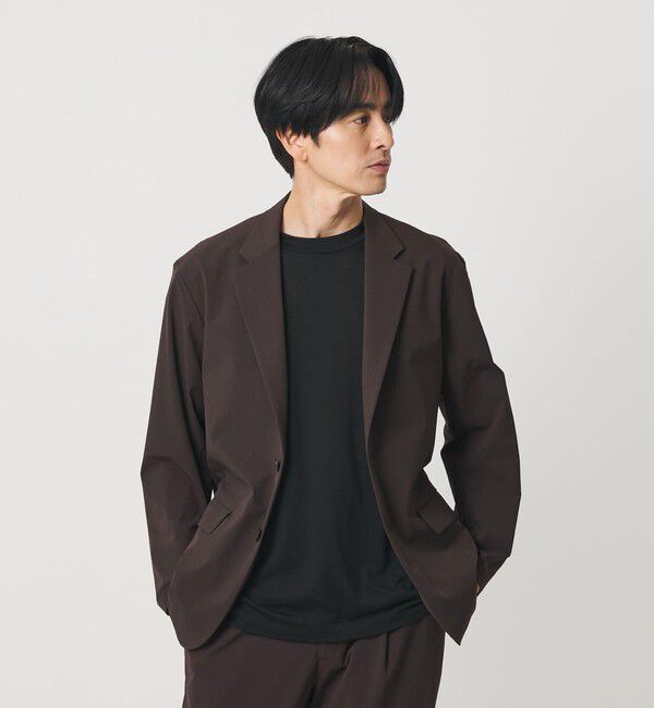 BEAUTY&YOUTH UNITED ARROWS「360&deg;MASTER イーズ コンフォート 2B ジャケット セットアップ対応 撥水 ストレッチ ウォッシャブル」|テーラードジャケット|DK.BROWN