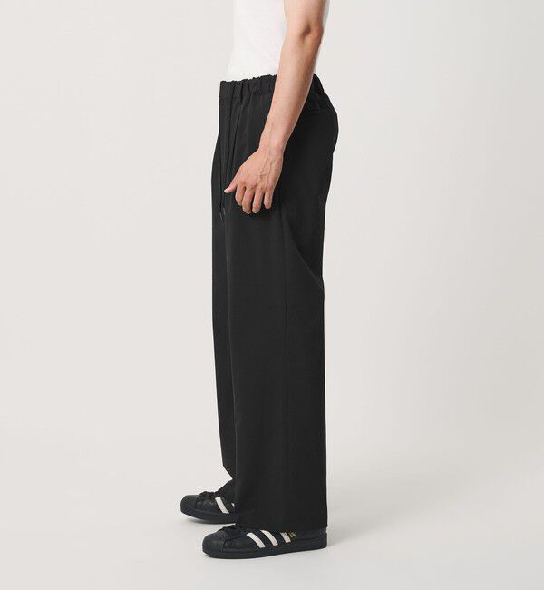 BEAUTY&YOUTH UNITED ARROWS「360&deg;MASTER 1プリーツ ストレート イージーパンツ NO.8 セットアップ対応 撥水 ストレッチ ウォッシャブル」|チノ|