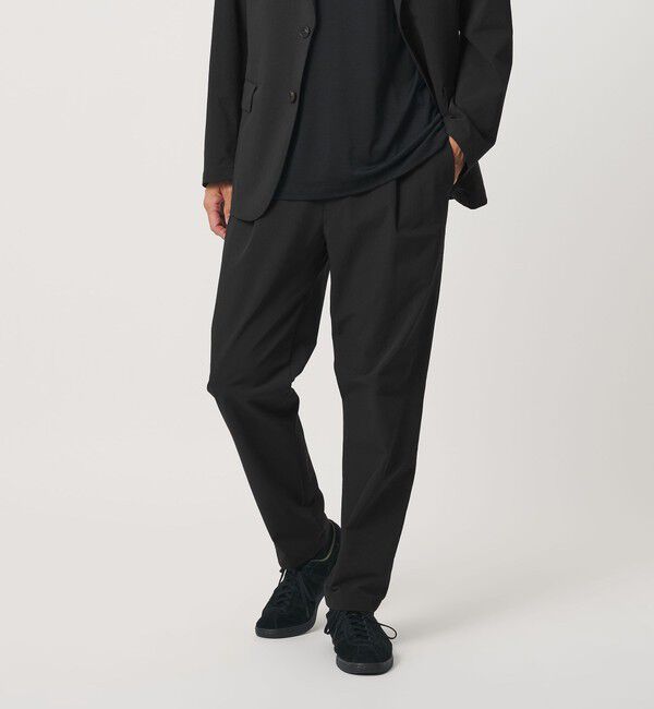 BEAUTY&YOUTH UNITED ARROWS「360&deg;MASTER 1プリーツ イーズ コンフォート イージーパンツ NO.6 セットアップ対応 撥水 ストレッチ ウォ」|チノ|