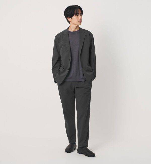 BEAUTY&YOUTH UNITED ARROWS「360&deg;MASTER 1プリーツ イーズ コンフォート イージーパンツ NO.6 セットアップ対応 撥水 ストレッチ ウォ」|チノ|