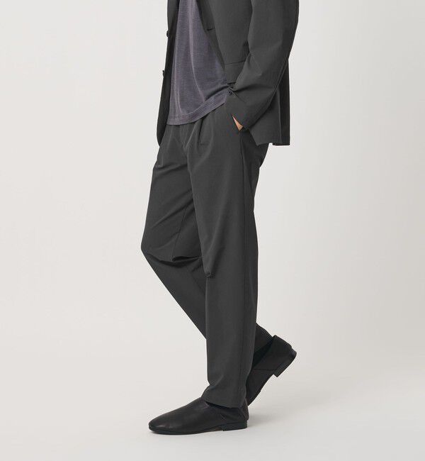 BEAUTY&YOUTH UNITED ARROWS「360&deg;MASTER 1プリーツ イーズ コンフォート イージーパンツ NO.6 セットアップ対応 撥水 ストレッチ ウォ」|チノ|