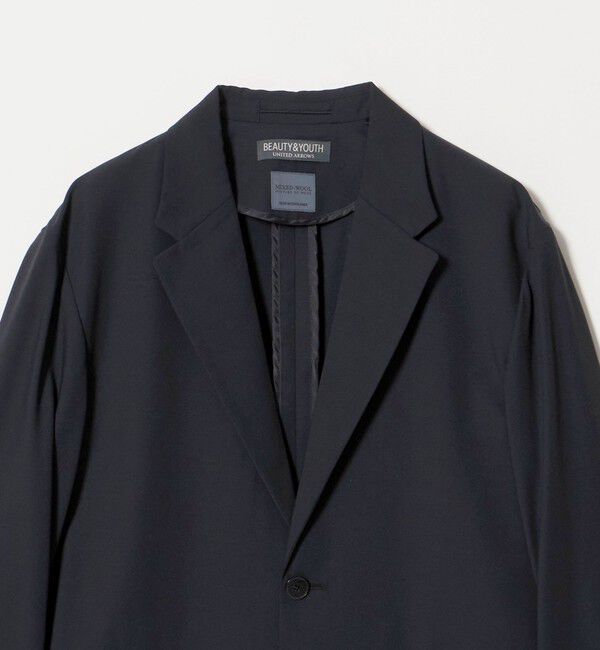 BEAUTY&YOUTH UNITED ARROWS「MIXED-WOOL 2B コンフォート ジャケット タテヨコストレッチ ウォッシャブル セットアップ対応」|テーラードジャケット|