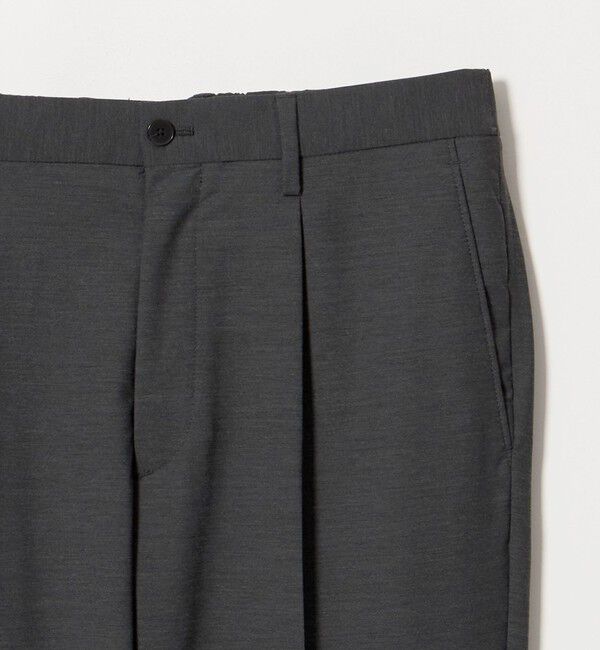 BEAUTY&YOUTH UNITED ARROWS「MIXED-WOOL イージー スラックス NO.5 タテヨコストレッチ ウォッシャブル セットアップ対応」|チノ|