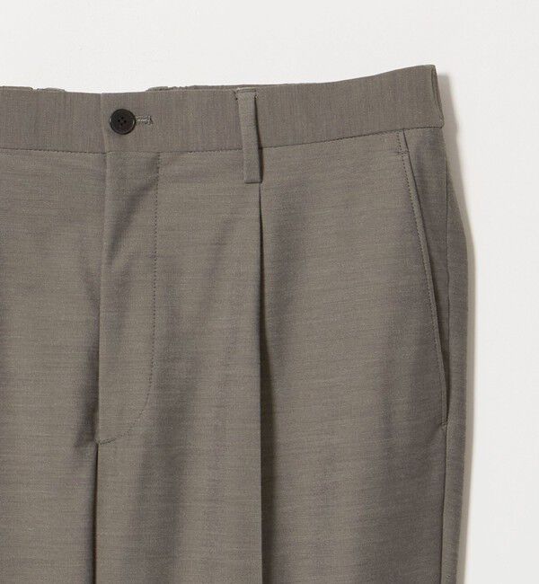 BEAUTY&YOUTH UNITED ARROWS「MIXED-WOOL イージー スラックス NO.5 タテヨコストレッチ ウォッシャブル セットアップ対応」|チノ|